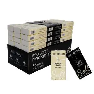 36 Packs Travel Size Pocket Tissues, 3-Ply Soft Facial Tissues 36 Packs Travel Size Pocket Tissues, 3-Ply Soft Facial Tissues