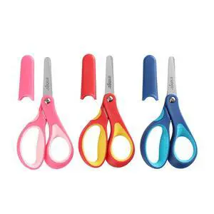 Kids Scissors 3 Pack, 5" Blunt Safety School Craft Kids Scissors 3 Pack, 5" Blunt Safety School Craft
