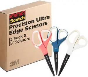 Brand Precision Ultra Edge Scissors, 8 Inch, 3-Pack Brand Precision Ultra Edge Scissors, 8 Inch, 3-Pack