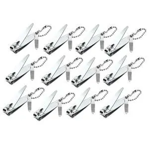 12 Pcs Nail Clippers for Fingernails - Swing Out Nail Cleaner/File - Popular Gifts for Men & Women - Best Sharp Stainless Steel Clipper - Wide Easy Press Lever 12 Pcs Nail Clippers for Fingernails - Swing Out Nail Cleaner/File - Popular Gifts for Men & Women - Best Sharp Stainless Steel Clipper - Wide Easy Press Lever