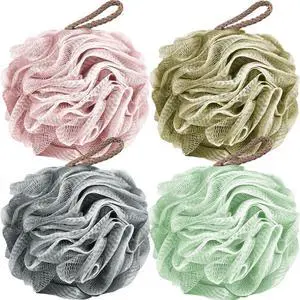 Loofah Sponge Shower Loofahs 4 Colors Bath Sponges Body Scrubbers Loofah Sponge Shower Loofahs 4 Colors Bath Sponges Body Scrubbers
