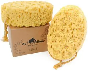 Bath Sponge, Foam Loofah, Shower Sponge for Body, Oval, 2 Pack Bath Sponge, Foam Loofah, Shower Sponge for Body, Oval, 2 Pack