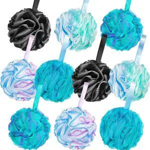 10 Pack Bath Sponge Shower Loofahs 40g,Mesh Pouf Bath Scrunchies Body Wash Puff,Body Scrubber Exfoliating Bath Sponge for Women and Men 10 Pack Bath Sponge Shower Loofahs 40g,Mesh Pouf Bath Scrunchies Body Wash Puff,Body Scrubber Exfoliating Bath Sponge for Women and Men