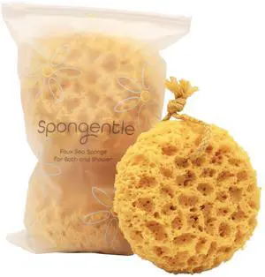 Spongentle Loofah Sponge for Shower and Bathing, Bath Sponge with Dual Texture, Shower Pouf for Gentle and Deep Exfoliation, Large Size Body Scrubber for Men & Women, PU Foam, 37% More Lather, 3 Pack Spongentle Loofah Sponge for Shower and Bathing, Bath Sponge with Dual Texture, Shower Pouf for Gentle and Deep Exfoliation, Large Size Body Scrubber for Men & Women, PU Foam, 37% More Lather, 3 Pack