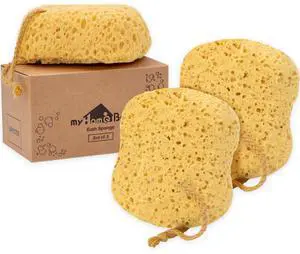 Bath Sponge, Foam Loofah, Shower Sponge for Body, Curvy, 3 Pack Bath Sponge, Foam Loofah, Shower Sponge for Body, Curvy, 3 Pack