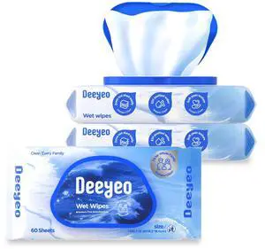 Wet Wipes, Unscented & Hypoallergenic Wipes for Sensitive Skin, 99% EDI Purified Water, Gentle for the Whole Family & Whole Body Use, 180 Counts (3 Pack) Wet Wipes, Unscented & Hypoallergenic Wipes for Sensitive Skin, 99% EDI Purified Water, Gentle for the Whole Family & Whole Body Use, 180 Counts (3 Pack)