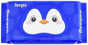 Flushable Wipes, Unscented & Hypoallergenic, Thick & Extra Large Flushable Wipes, Unscented & Hypoallergenic, Thick & Extra Large