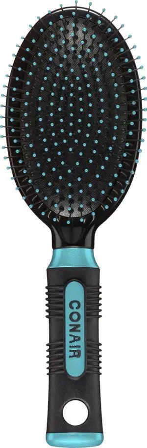 Salon Results Hair Brush, Detangling Hair Brush for Men and Women, For All Hair Types, Metal Bristles and Cushion Base Salon Results Hair Brush, Detangling Hair Brush for Men and Women, For All Hair Types, Metal Bristles and Cushion Base