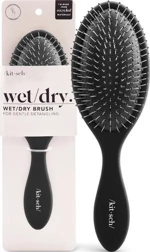 Wet Dry Brush Detangler Hair Brush for Women - Flexi Black Wet Dry Brush Detangler Hair Brush for Women - Flexi Black