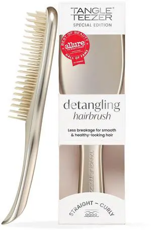 Chrome Ultimate Detangler Brush, Straight to Curly, Champagne Chrome Ultimate Detangler Brush, Straight to Curly, Champagne