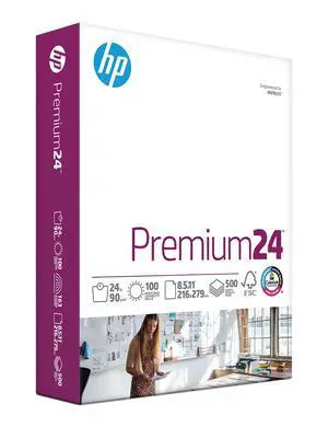 Printer Paper | 8.5 x 11 Paper | Premium 24 lb | 1 Ream - 500 Sheets | 100 Bright | Made in USA - FSC Certified | 112400R Printer Paper | 8.5 x 11 Paper | Premium 24 lb | 1 Ream - 500 Sheets | 100 Bright | Made in USA - FSC Certified | 112400R