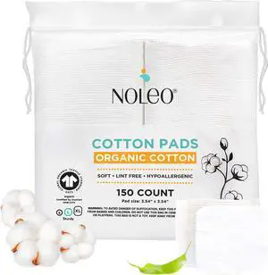 Cotton Rounds & Pads (150 Count (Pack of 1), Large & Pressed) Cotton Rounds & Pads (150 Count (Pack of 1), Large & Pressed)