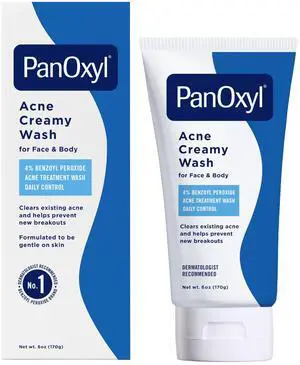 Antimicrobial Acne Creamy Wash, 4% Benzoyl Peroxide, 6 Ounce Antimicrobial Acne Creamy Wash, 4% Benzoyl Peroxide, 6 Ounce