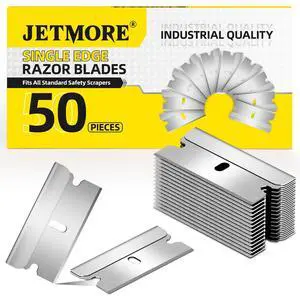 Single Edge Razor Blades, 50 Pack Razor Blades Refills for Scrapers Single Edge Razor Blades, 50 Pack Razor Blades Refills for Scrapers