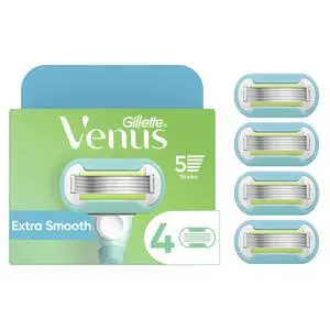 Extra Smooth Womens Razor Blade Refills, 4 Count, Designed for a Close, Smooth Shave Extra Smooth Womens Razor Blade Refills, 4 Count, Designed for a Close, Smooth Shave