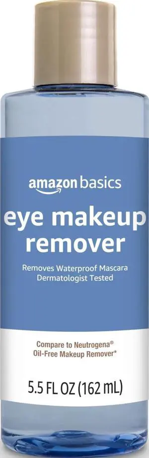 Eye Makeup Remover, Removes Waterproof Mascara, Dermatologist Tested, Fragrance Free, 5.5 Fl Oz (Pack of 1) Eye Makeup Remover, Removes Waterproof Mascara, Dermatologist Tested, Fragrance Free, 5.5 Fl Oz (Pack of 1)