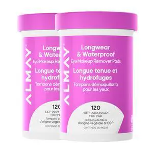 Longwear & Waterproof Eye Makeup Remover Pads, 2 Pack Longwear & Waterproof Eye Makeup Remover Pads, 2 Pack