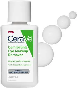 Eye Makeup Remover, Hyaluronic Acid Gentle Waterproof Formula, 4 Oz Eye Makeup Remover, Hyaluronic Acid Gentle Waterproof Formula, 4 Oz