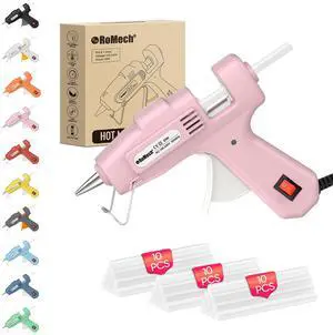 20W Mini Hot Glue Gun with 30 Glue Sticks Set, Fast Preheating Hot Glue Gun Kit Heavy Duty Gluegun for Craft, DIY, Repairs (Pink) 20W Mini Hot Glue Gun with 30 Glue Sticks Set, Fast Preheating Hot Glue Gun Kit Heavy Duty Gluegun for Craft, DIY, Repairs (Pink)