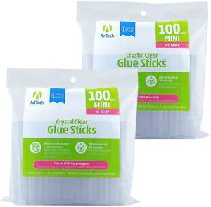 High Temp Mini Hot Glue Sticks, 4-Inch, 200-Count (2-Pack) | Strong Bond for Crafting, DIY & Repairs | Works with Hi-Temp Mini Glue Guns | Made in the USA High Temp Mini Hot Glue Sticks, 4-Inch, 200-Count (2-Pack) | Strong Bond for Crafting, DIY & Repairs | Works with Hi-Temp Mini Glue Guns | Made in the USA