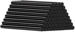 Black Hot Glue Sticks, Mini Size 0.27 x 4", 60-Pack Black Hot Glue Sticks, Mini Size 0.27 x 4", 60-Pack