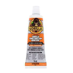 Max Strength Construction Adhesive, Clear, 2.5 oz Max Strength Construction Adhesive, Clear, 2.5 oz