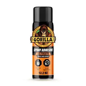 Ultimate Spray Adhesive, Instant Aggressive Tack, White, 12.2 oz Ultimate Spray Adhesive, Instant Aggressive Tack, White, 12.2 oz
