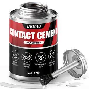 6 OZ Contact Cement Adhesive, Instant Strong Bonding, Waterproof 6 OZ Contact Cement Adhesive, Instant Strong Bonding, Waterproof
