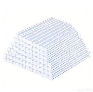 50 Pcs Hot Glue Sticks, 4" x 0.27" Mini Size Clear High Temp Glue Sticks for Crafting, DIY and Home Repair Needs 50 Pcs Hot Glue Sticks, 4" x 0.27" Mini Size Clear High Temp Glue Sticks for Crafting, DIY and Home Repair Needs