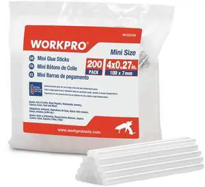 Hot Glue Sticks, Compatible with Most Glue Guns, Multipurpose for DIY Art Craft General Repairs, Home Decoration and Gluing Projects (0.27"x4" 200PCS) Hot Glue Sticks, Compatible with Most Glue Guns, Multipurpose for DIY Art Craft General Repairs, Home Decoration and Gluing Projects (0.27"x4" 200PCS)