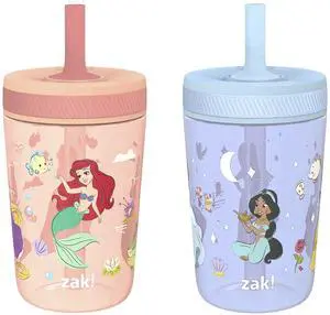 Disney Princess Kelso Toddler Cups For Travel or Home, 15oz 2-Pack Plastic Sippy Cups, Leak-Proof For Kids (Ariel, Aurora, Belle, Cinderella, Jasmine, Mulan, Rapunzel, Tiana) | BPA Free, Plastic, Disney Princess Kelso Toddler Cups For Travel or Home, 15oz 2-Pack Plastic Sippy Cups, Leak-Proof For Kids (Ariel, Aurora, Belle, Cinderella, Jasmine, Mulan, Rapunzel, Tiana) | BPA Free, Plastic,