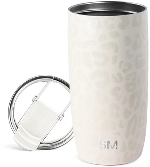 Travel Coffee Mug with Lid | 16oz | Leopard | Voyager Coffee Cup, Coffee Tumbler for Hot & Iced Drinks | Insulated Stainless Steel Travel Mug | Cream Leopard Travel Coffee Mug with Lid | 16oz | Leopard | Voyager Coffee Cup, Coffee Tumbler for Hot & Iced Drinks | Insulated Stainless Steel Travel Mug | Cream Leopard