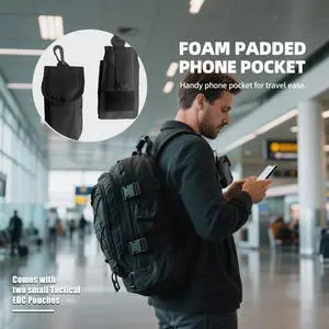 Tactical Backpack Military Army Daypack - Assault Pack for Men Molle Backpacks Bug Out Bag 3 Day Pack for Hiking Camping Travel Hunting Rucksack Trekking Black Tactical Backpack Military Army Daypack - Assault Pack for Men Molle Backpacks Bug Out Bag 3 Day Pack for Hiking Camping Travel Hunting Rucksack Trekking Black