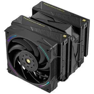 Royal Pretor 130 Ultra Black CPU Cooler, 7 Heat Pipes Heatsink CPU Cooling, Black Brushed Top Cover, for Intel LGA115X/2011/1700/1851,AM4/AM5 Platforms,Double Towers and Fans Cooler Royal Pretor 130 Ultra Black CPU Cooler, 7 Heat Pipes Heatsink CPU Cooling, Black Brushed Top Cover, for Intel LGA115X/2011/1700/1851,AM4/AM5 Platforms,Double Towers and Fans Cooler