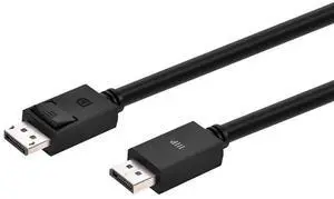 DisplayPort 2.1 Cable 80Gbps 8K HDR 4K240Hz Ultra High-Speed 5ft Black DisplayPort 2.1 Cable 80Gbps 8K HDR 4K240Hz Ultra High-Speed 5ft Black