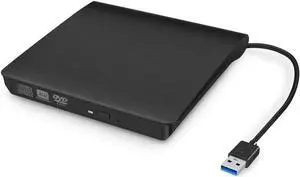 WRIARICH 9.5mm Slim SATA Optical Drive Enclosure, USB 3.0 External ODD Case for CD/DVD-ROM, DVD RW Burner WRIARICH 9.5mm Slim SATA Optical Drive Enclosure, USB 3.0 External ODD Case for CD/DVD-ROM, DVD RW Burner