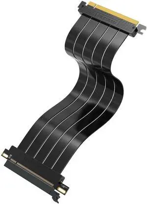 WRIARICH PCIe 4.0 x16 Extreme Flexible GPU Riser Cable, Straight Connector, 11.8 Inch (30cm) High Speed Graphics Card Extension Cord WRIARICH PCIe 4.0 x16 Extreme Flexible GPU Riser Cable, Straight Connector, 11.8 Inch (30cm) High Speed Graphics Card Extension Cord