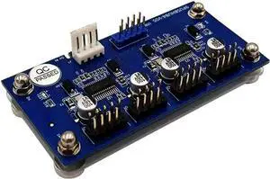 9-Pin USB 2.0 Header Splitter Hub, Motherboard 9Pin Male 1 to 4 Female Internal Extension Card, 2-to-8 Port USB 2.0 Internal Hub with Auxiliary Power Supply & Magnetic Base for PC Front Panel Expansio 9-Pin USB 2.0 Header Splitter Hub, Motherboard 9Pin Male 1 to 4 Female Internal Extension Card, 2-to-8 Port USB 2.0 Internal Hub with Auxiliary Power Supply & Magnetic Base for PC Front Panel Expansio