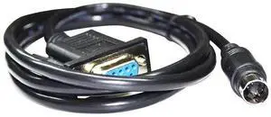 WRIARICH 3M DB9 Female to Mini DIN 4Pin MD4 RS232 Serial Communication Cable, Dedicated for Estun ESV Touchscreen Connecting to Estun EP PLC WRIARICH 3M DB9 Female to Mini DIN 4Pin MD4 RS232 Serial Communication Cable, Dedicated for Estun ESV Touchscreen Connecting to Estun EP PLC