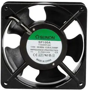 WRIARICH Sunon SP100A-1123XST.GN Tube Axial Cooling Fan, 115V AC, 120×120×38mm, Sleeve Bearing Industrial Cabinet Exhaust Fan WRIARICH Sunon SP100A-1123XST.GN Tube Axial Cooling Fan, 115V AC, 120×120×38mm, Sleeve Bearing Industrial Cabinet Exhaust Fan