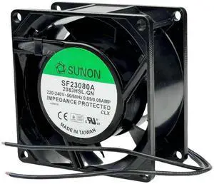 WRIARICH SUNON SF23080A-2083HBL.GN 8038 Cabinet Cooling Fan, 220-240V 50/60Hz 0.08/0.09A 2850RPM Axial Fan WRIARICH SUNON SF23080A-2083HBL.GN 8038 Cabinet Cooling Fan, 220-240V 50/60Hz 0.08/0.09A 2850RPM Axial Fan