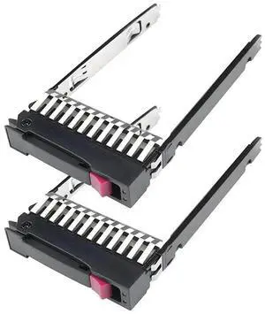 WRIARICH 2 Pack 2.5 Inch SFF Hard Drive Tray Caddy 500223-001 500223-002 SAS SATA SSD Hot Swap Carrier Compatible with HP ProLiant G5 G6 G7 DL380 DL360 DL580 BL460c ML350 ML370 ML570 Server WRIARICH 2 Pack 2.5 Inch SFF Hard Drive Tray Caddy 500223-001 500223-002 SAS SATA SSD Hot Swap Carrier Compatible with HP ProLiant G5 G6 G7 DL380 DL360 DL580 BL460c ML350 ML370 ML570 Server