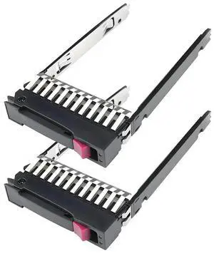WRIARICH 2 Pack 2.5 Inch SFF Hard Drive Tray Caddy 500223-001 500223-002 SAS SATA SSD Hot Swap Carrier Compatible with HP ProLiant G5 G6 G7 DL380 DL360 DL580 BL460c ML350 ML370 ML570 Server WRIARICH 2 Pack 2.5 Inch SFF Hard Drive Tray Caddy 500223-001 500223-002 SAS SATA SSD Hot Swap Carrier Compatible with HP ProLiant G5 G6 G7 DL380 DL360 DL580 BL460c ML350 ML370 ML570 Server