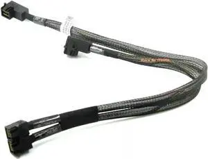 WRIARICH Dual Mini SAS HD SFF-8643 Cable Replacement P9VFY 0P9VFY, Server RAID Data Cable for Dell PowerEdge T330 8-Bay LFF Backplane WRIARICH Dual Mini SAS HD SFF-8643 Cable Replacement P9VFY 0P9VFY, Server RAID Data Cable for Dell PowerEdge T330 8-Bay LFF Backplane