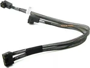 WRIARICH Dual Mini SAS HD Cable DP/N 0P9VFY P9VFY for Dell PowerEdge T330 8-Bay LFF Server WRIARICH Dual Mini SAS HD Cable DP/N 0P9VFY P9VFY for Dell PowerEdge T330 8-Bay LFF Server