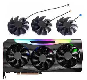 WRIARICH 87MM PLD09220S12H GPU Cooling Fan Replacement for EVGA GeForce RTX 3070 3080 Ti 3090 FTW3 Ultra Graphics Card Cooler Fan WRIARICH 87MM PLD09220S12H GPU Cooling Fan Replacement for EVGA GeForce RTX 3070 3080 Ti 3090 FTW3 Ultra Graphics Card Cooler Fan
