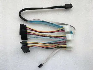 WRIARICH 60CM Standard Mini SAS SFF-8643 to 4 x SFF-8482 29Pin Server Storage Data Cable WRIARICH 60CM Standard Mini SAS SFF-8643 to 4 x SFF-8482 29Pin Server Storage Data Cable