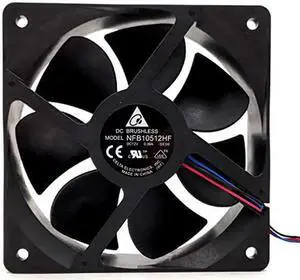 WRIARICH Delta NFB10512HF 10532 DC12V 0.39A 3-Wire Cooling Fan, 105×105×32mm Dedicated Replacement Fan for Projectors WRIARICH Delta NFB10512HF 10532 DC12V 0.39A 3-Wire Cooling Fan, 105×105×32mm Dedicated Replacement Fan for Projectors