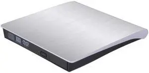 WRIARICH White Slim External CD DVD Drive USB3.0 DVD-RW Burner Rewriter Compatible with Windows 7/8/10 Mac Laptop Notebook Desktop PC WRIARICH White Slim External CD DVD Drive USB3.0 DVD-RW Burner Rewriter Compatible with Windows 7/8/10 Mac Laptop Notebook Desktop PC