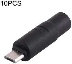 WRIARICH 10 Pack DC Power Plug Connector Adapter, 4.0 x 1.7mm Male to Micro USB DC Power Converter Plug WRIARICH 10 Pack DC Power Plug Connector Adapter, 4.0 x 1.7mm Male to Micro USB DC Power Converter Plug